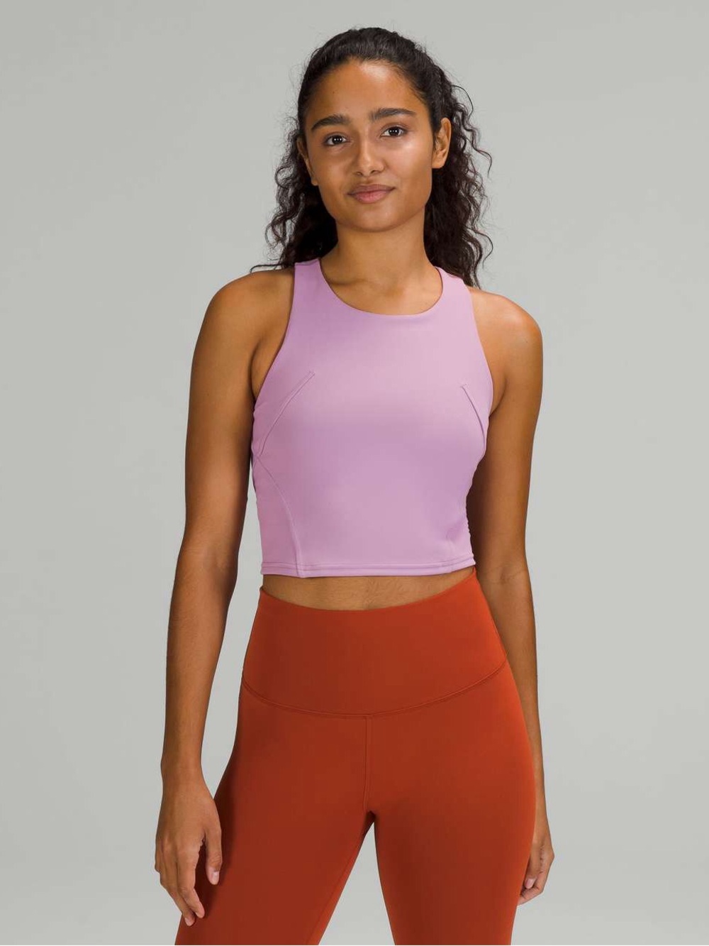 Lululemon Invigorate Training Tank Top bra Jubilee lavender s 4 lilac purple